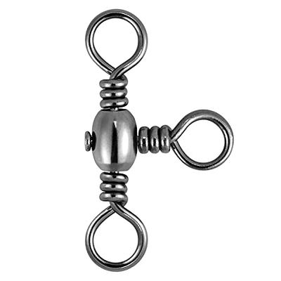 3 Way Swivels 15Pcs Three Way Fishing Swivel Tackle Stainless