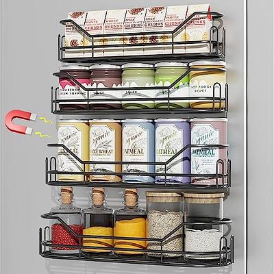 Spice Rack Organizer for Cabinet or Wall Mounts, 2 Pack Hanging Racks,  Space Saving Seasoning Organizer Hoom Decor Kitchen Cabinet, Cupboard or  Pantry