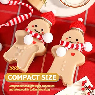 10 Pcs Christmas Drink Bottle Gingerbread Bottles Sealed Container