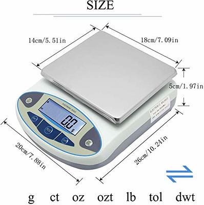 RESHY Lab Scale 1000g x 0.01g High Precision Digital Analytical 0.01g  Accuracy Balance Laboratory Lab Precision Scale Scientific Scale Jewelry Scale  Digital Kitchen Food Scale - Yahoo Shopping