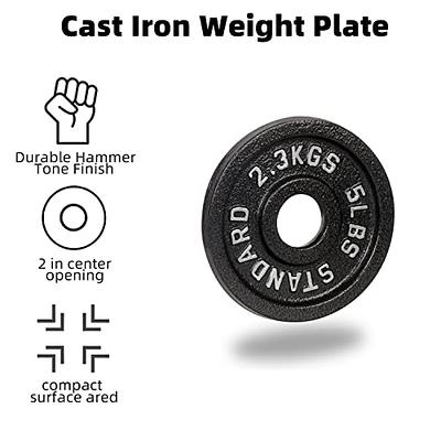 Cast Iron Olympic Weight Plates - Hammertone Finish