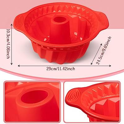 Silicone Cake Pan 10in Air Fryers Oven Baking Tray Round Silicone