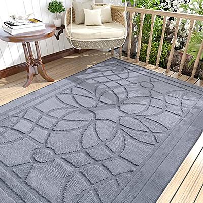 Yimobra Door Mat Outdoor Entrance, Heavy Duty Durable Front Welcome matt  for Outside Home Entry, Back Patio Floor Porch Garage Office, Low Profile