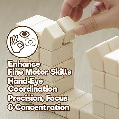 NXONE 195 PCS Educational STEM Toys for Boys and Girls Ages 3 4 5 6 7 8 9  10 Construction Building Blocks Toy Building Sets Kids Toys Creative