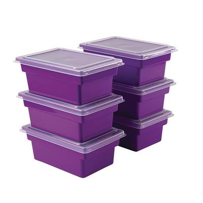 Get Neat with Lisa 2-Pack Small Plastic Bins - Clear/No Color