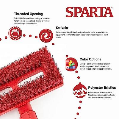 Floor Scrub Brush With Long Handle 1 Scrape And Brush Tub - Temu