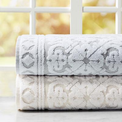 100% Cotton Quick-dry Diamond Textured Bath Towel Set (hand Towel