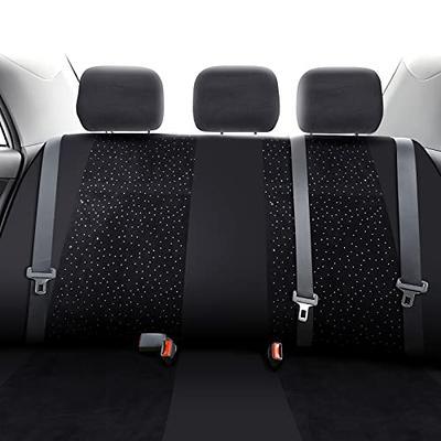 Velvet Car Seat Cushion Pad (1 Pc) - Grey / Front in 2023