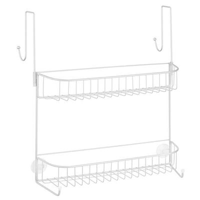 Sakugi Shower Caddy - 3 Piece Set, Corner Shower Shelves with Hooks 