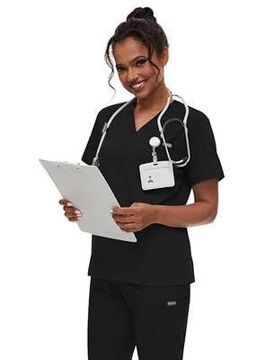 niaahinn Scrub Set for Women Medical Uniform Scrub Top + Scrub