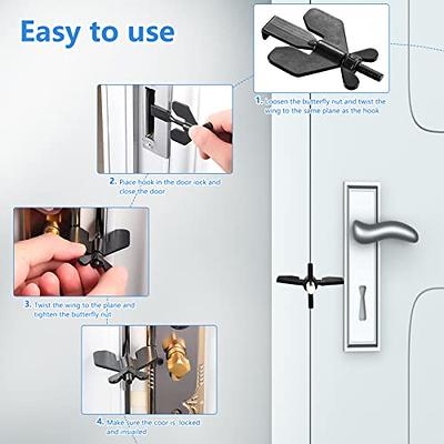 Portable Hotel Door Lock Locks Self-Defense Door Stop Travel Accommodation Door  Stopper Door Lock 