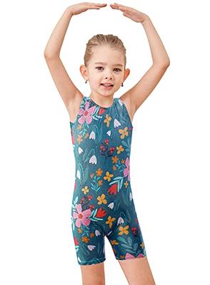EQSJIU Green Girls Gymnastics Outfit Leotards 9-10 Years With Shorts White  Red Pink Yellow Flower Shiny Sparkle Leotards Girls For Gymnastics - Yahoo  Shopping