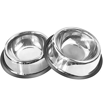 MDEHOPET Dog Bowl Stand for Small Medium Large Dogs, 3 Adjustable Heights Elevated Dog Bowls Feeder with Slow Feeder Bowl 2 Stainless Steel Food 