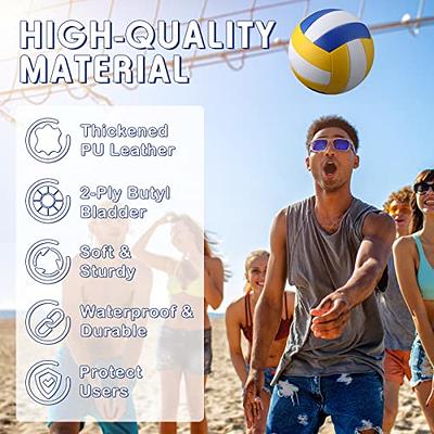 RUN2PEAK Soft Touch Volleyball Ball Gifts for Teen Girls Kids Youth Team  Beginners Durable Volleyballs for Outdoor Indoor Beach Pool Water Play