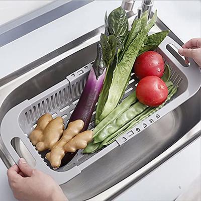 Guolarizi Kitchen Retractable Sink Drain Basket Multi Functional