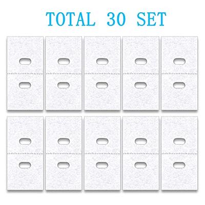 genrice 60 PCS Vertical Blind Repair Tabs Kit Clear Fixer Verticle Blinds  Snap in Replacement Slats Parts Panels