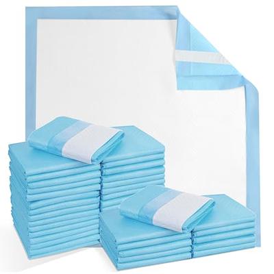 Chucks Pads Disposable 50-Pack Underpads 23x36 Incontinence Chux Pads  Absorbent Fluff Protective Bed Pads, Pee Pads for Babies, Kids, Adults &  Elderly