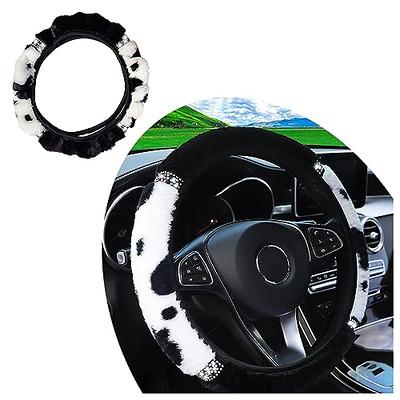 Car Steering Wheel Cover Auto Accessories 15 Non Slip Warm Plush Protector