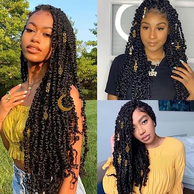 100 pcs Gold Loc Dreadlocks Jewelry Hair Beads Braid Clips Dread