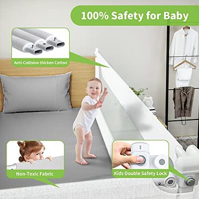 melafa365 Bed Rails for Toddlers, Upgrade Height Adjustable Baby