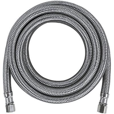 Certified Appliance Accessories Ice Maker Water Line, 25 Feet, PVC Core  with Premium Braided Stainless Steel & Ice Maker Water Line, 10 Feet, PVC  Core with Premium Braided Stainless Steel - Yahoo Shopping