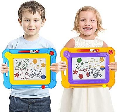 Kids Magnetic Drawing Board Colorful Erasable Doodle Board