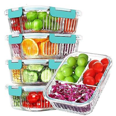 Lehoo Castle Bento Lunch Box for Kids with 5 Compartments,1250ml