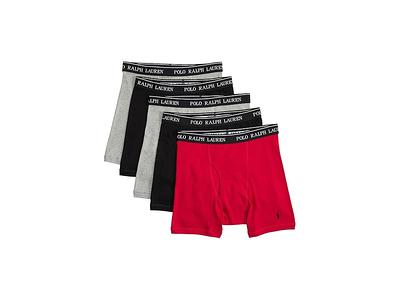 Calvin Klein Men's Cotton Stretch 5-Pack Boxer Brief, 2 Black, 2 White, 1  Grey Heather, S at  Men's Clothing store