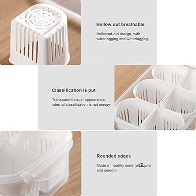 BestAlice Food Storage Containers with Lids, 6PCS Removable