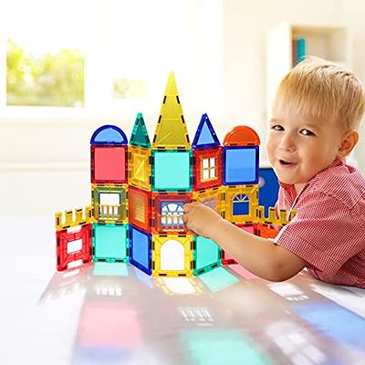  Magnetic Blocks Kids Toys for Boys and Girls 3-5 5-7 Year Old,  STEM Magnet Building Cubes for Toddler, Sensory Montessori Educational Toy  for Children Development and Creativity : Toys & Games