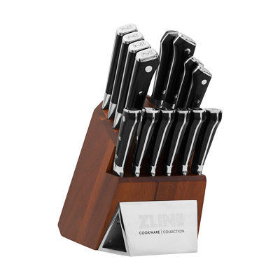 15-Piece Knife Set with Block with a Sharpening Rod - IMARKU