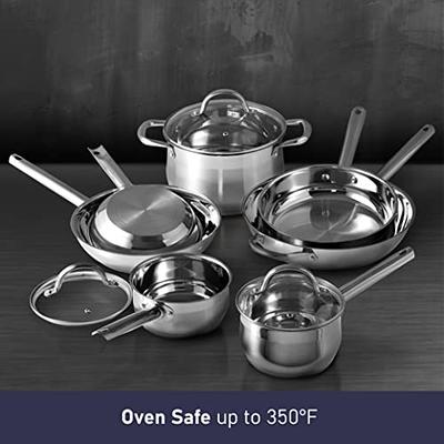 Bergner Stainless Steel Induction Ready Dutch Oven With Lid 8 Qt Stainless  Steel - Office Depot