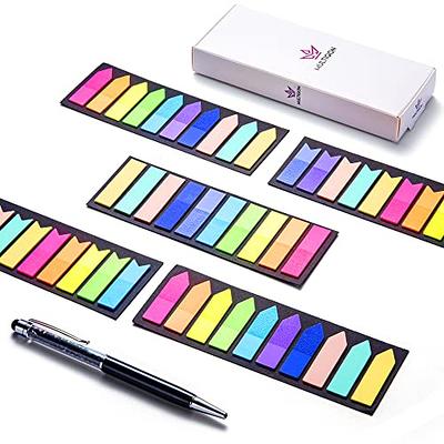 Ericter Sticky Tabs 1440 Pcs Book Page Markers Tabs, Sticky Note Tabs  Colored Writable and Repositionable Index Tabs, Tabs for Annotating Books -  Yahoo Shopping