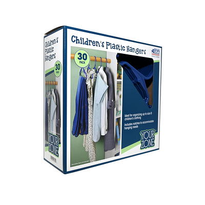 Pack Of 8 Children's Plastic Hangers