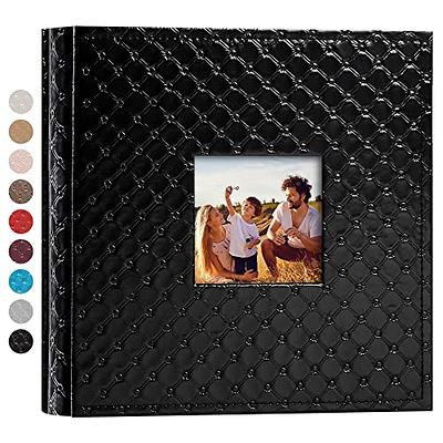 Small Photo Album 4x6 100 Photos Linen Cover Picture Photo Book