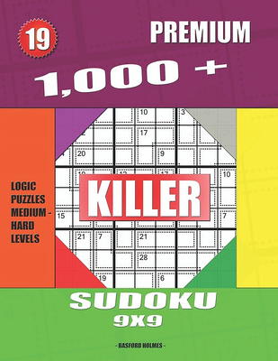 1,000 + Mega sudoku killer 8x8: Logic puzzles hard - extreme levels  (Paperback)