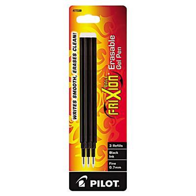 Pilot G2 Retractable Rollerball Gel Pens, Ultra Fine Point, 0.38mm, Black Ink, 3 Count