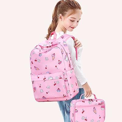 ZLYERT 3PCS Unicorn Backpack for Girls, Sequin Bookbag for