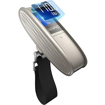 Longang 110 Lbs Digital Hanging Luggage Scale with Backlit for Travel,  Rubber Paint Handle and Battery Included (B Silver, 2 Pcs) - Yahoo Shopping