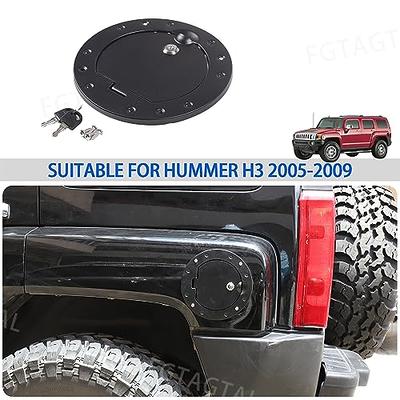 Fuel Door Locking Gas Tank Cap Cover Compatible with Hummer H3