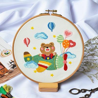 Bear Embroidery Kit Beginner, Beginner Kit, Embroidery Kit