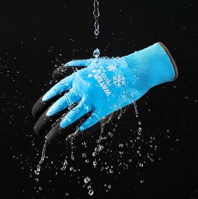 OriStout Waterproof Winter Work Gloves Bulk Pack For Men And Women, 3  Pairs, Touchscreen, Freezer Gloves For Working In Freezer, Thermal