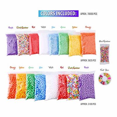 Floam 6 Colors Giant Foam Clay, Fun Foam For Toddlers Foam Beads