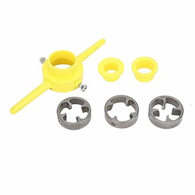 Pipe Threading Tool PVC Thread Maker NPT Round Die Set Pipe Threader  Plumbing Manual Hand Tool, with 3 Dies—1/2”, 3/4, & 1”, Pipe Threader Kit  - Yahoo Shopping