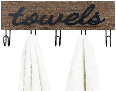 Farmhouse Towel Rack Towel Holder Towel Storage 