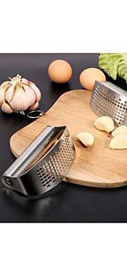 Deiss Pro Garlic Press And Silicone Garlic Peeler Set - Stainless