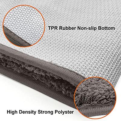 Door Mat Indoor, Dog Mats for Muddy Paws Super Absorbent, Low-Profile  Entryway Rug with Non-Slip Backing, Washable Dirty Trapper Inside Entrance  Doormat for Shoes, 20 x 32, Dark Gray - Yahoo Shopping