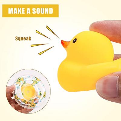 Duck for Cars, Rubber Duck for Car Dashboard, Squeaky Duck Bath Toy Yellow  Duck Car Ornament