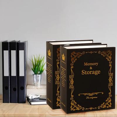 Photo Album 4x6 360 Photos with Writing Space, 4x6 Photo Album Linen Black