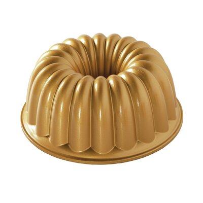 Nordic Ware Cast-Aluminum Elegant Heart Bundt Pan, Toffee, 10.5 x 10.9 x  3.6 